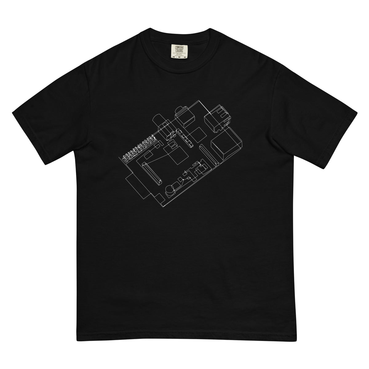Raspberry Pi Shirt - Black • NetworkChuck